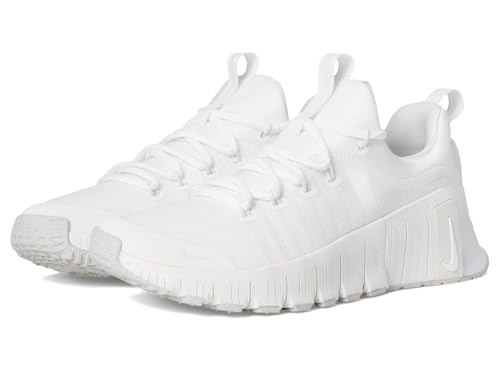 Nike Women's Free Metcon 6 Sneaker, White/Platinum Tint, 9.5