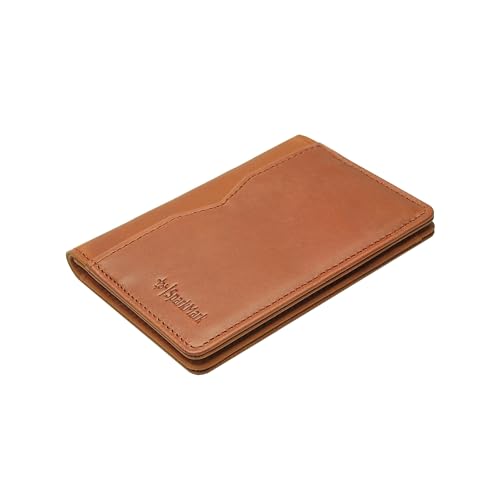 SparkMark Minimalist RFID Wallet for Men and Women | Slim Bifold Credit Card Holder Wallet | Men's Business Card Case | Genuine Leather Front Pocket wallet with Gift Box