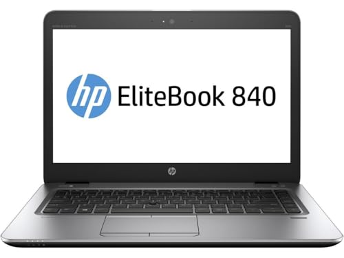 HP EliteBook 840 G3 Laptop 14-inch 1920x1080 FHD Display, Intel Core i5-6300U 2.4GHz, 16GB DDR4 RAM, 512GB SSD, Webcam, WiFi, Windows 10 Pro (Renewed)