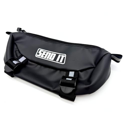 Waterproof Dirtbike Handlebar Bag | Compact Motorcycle Handle Bar Storage Pouch | Universal Fit Dirt Bike Bag for Trail & Adventure Riding | Durable Surron Bar Bag