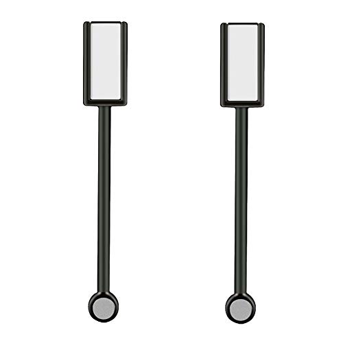 2 Pieces Magnet Stick Double-head Nail Magnet Stick Cat Eye Magic Magnet Stick for 3D Magnetic Cat Eye Gel Magic Nail Art Manicure Tool, Black