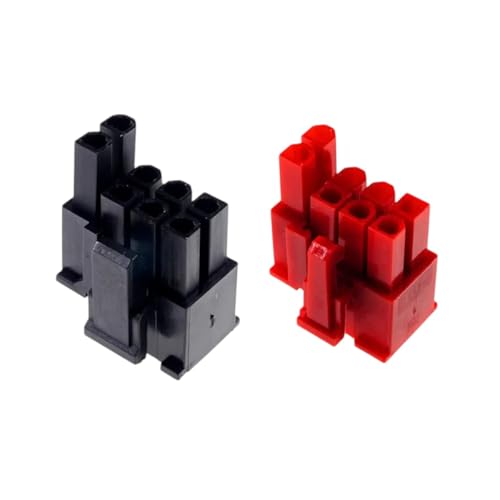 50Pcs ATX/Eci-E Gpu 4.2Mm 5557 8 P (6+2) Pin Male Plugpower Connector Housing Plastic Shell