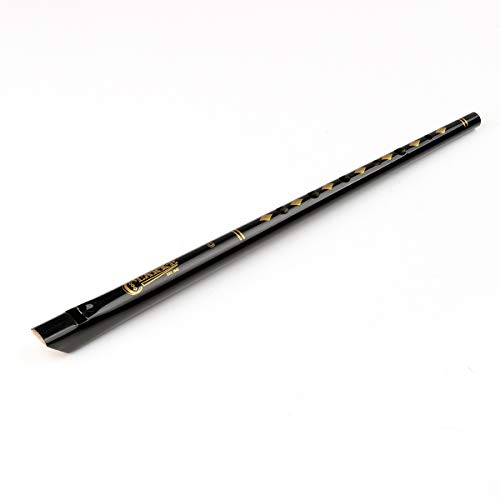 Traditional Metal Ireland Flute Clarke Tinwhistle Irish Whistle Flute in C/D Key (Black C Key)