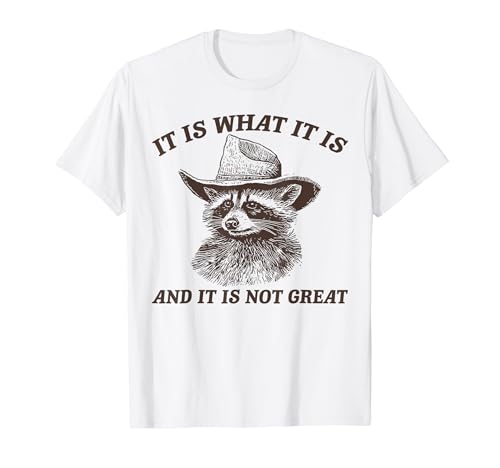 It Is What It Is And It Is Not Great Raccoon T-Shirt