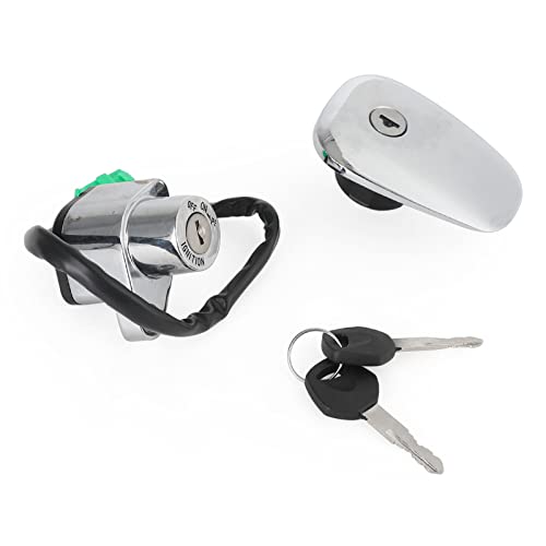 VIPIH Ignition Switch Fuel Gas Cap Lock Keys Set Fit For Suzuki VS 400 600 700 750 800 1400 Intruder 1985-2004