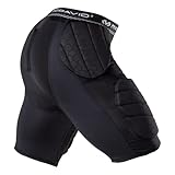 McDavid Football Girdle for Men - Durable & Breathable 5-Pad Girdle with Hard-Shell Thigh Guards for Padded Support, Ideal for Football & Lacrosse (Adult)