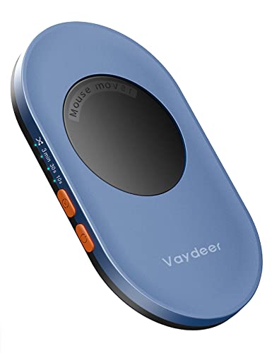 Vaydeer Ultra Slim Mouse Mover, Air 3 Mouse Jiggler with Adjustable Interval Timer, Undetectable & Noiseless, Simulates Realistic Mouse Movement, Driver-Free for Keeping The PC Active and Secure