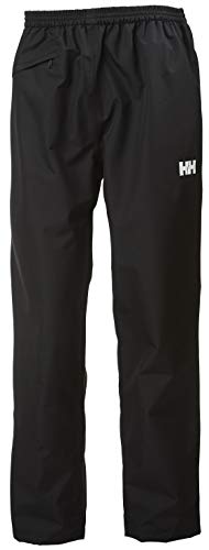 Helly-Hansen Men's Dubliner Waterproof Windproof Rain Pant, Black, Medium