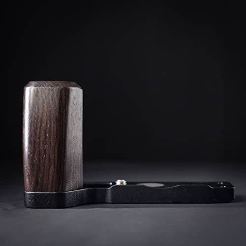 Wood Wooden L Hand Grip Holder for Ricoh GR3 GR3X GRIII GRIIIX Camera Aluminum Alloy Baseplate