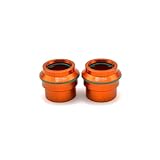 Optimized Enduro Front Wheel Spacer Upgrade Kit for KTM 2016-2025 (Orange)