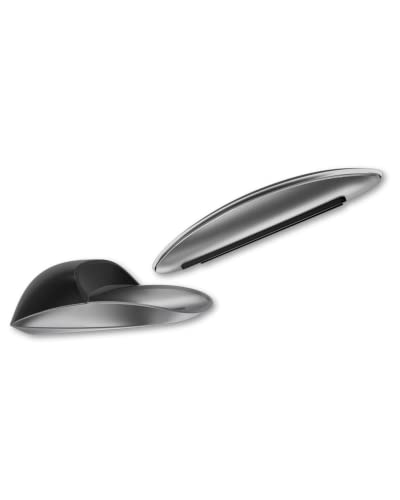 Solumics.Case - Ergonomic case for Apple Magic Mouse | for a More Ergonomic iMac Mouse (Black/Silver)