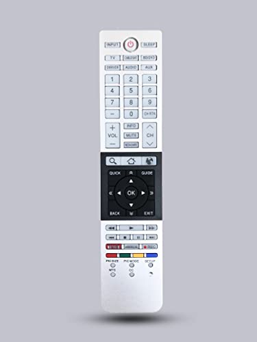 Remote Control Replacement for Toshiba LED LCD Smart TV CT-90428 58L7300U 32L4300U 39L4300U 50L4300U 50L7300U 58L4300 65L7300U 65L7300UM