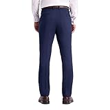 Kenneth Cole REACTION Men's Slim Fit Fashion Patterned Dress Pant, Blue, 34W x 30L