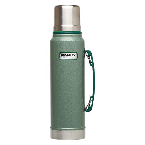 Stanley Classic Vacuum Insulated Wide Mouth Bottle - BPA-Free 18/8 Stainless Steel Thermos for Cold & Hot Beverages – Keeps Liquid Hot or Cold for Up to 24 Hours