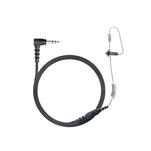 N-ear 360 Original Braided Fiber Cloth Single Ear Earpiece (Right - 3.5mm Connector, 48")