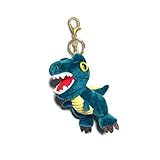 Ruzucoda Plush Dinosaur Stuffed Animals Tyrannosaurus Rex Keychains Ornaments Pendant Key Ring Blue