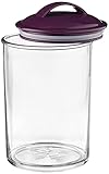 Calypso Basics by Reston Lloyd Acrylic Storage Canisters, Set of 3, Plum