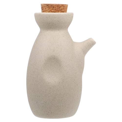 UPKOCH Ceramic Oil Dispenser Bottle, Japanese Shoyu Soy Sauce Dispenser, Liquid Condiment Dispenser for Home Kitchen Cooking Use