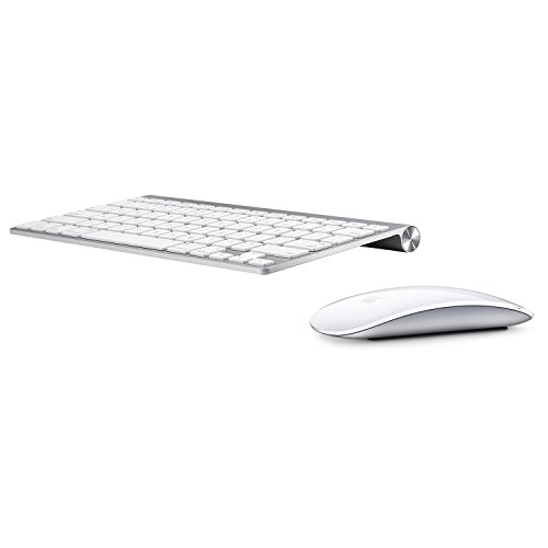 Apple Wireless Keyboard with Apple Magic Bluetooth Mouse (Renewed)