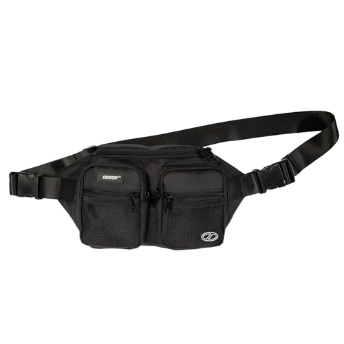 ONTOP Canvas Fanny Pack Ultra Lightweight Water Resistant Belt Bag