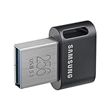 SAMSUNG MUF-256AB/AM FIT Plus 256GB - 300MB/s USB 3.1 Flash Drive, Gunmetal Gray