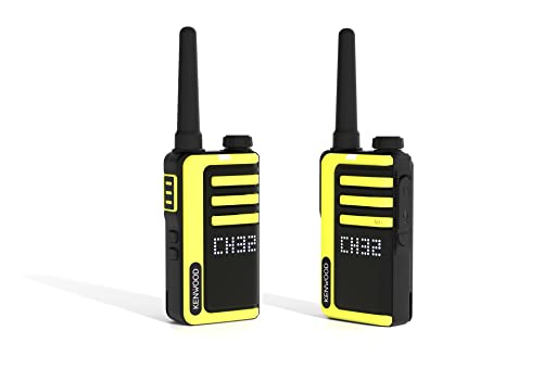 KENWOOD UBZ-LJ9SET PMR446 FM Handheld Radio Set (2 Pack) - Registration and Fee Free, Up to 6km Range 32 Channels