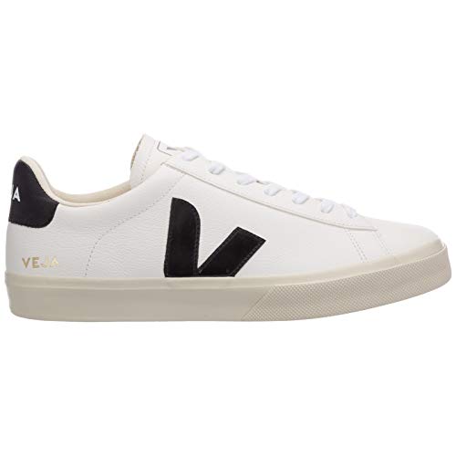 Veja Men's Campo Sneaker, Extra White/Black, 10 Medium US