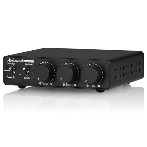 Douk Audio NS-13G MAX HiFi Mini 2-Channel Stereo Amplifier – 300W×2 Class D Power Amp with Phono Input