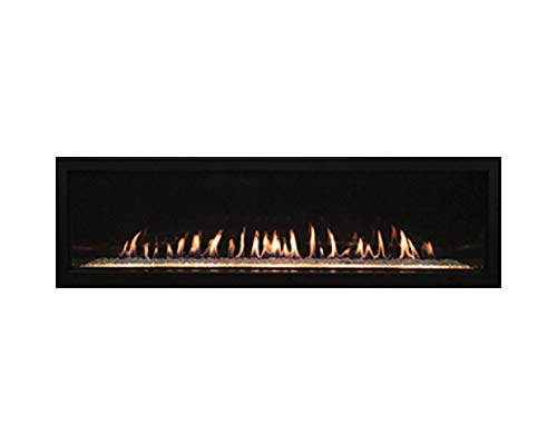 Empire Boulevard Direct Vent Linear Fireplace 48" Natural Gas with Matte Black Liner