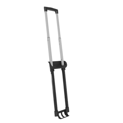 Durable Iron Telescopic Handle for Travel Luggage - Portable Replacement Parts for Suitcase, Trolley, and Luggage Carts, 17.71 * 7.87 * 1.57inch, Silver