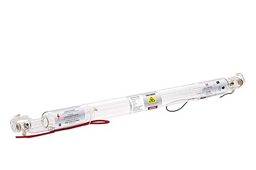 TEN-HIGH 30W CO2 Laser Tube 600mm D50mm, Wires Preconnected with Coating, for Laser Cutter Laser Engraving Cutting Machine