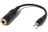 Sennheiser Genuine Adapter Cable Female 1/4" 6.3mm to Male 1/8" 3.5mm Plug for Headphones