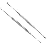 KHOM Ingrown Toenail Removal Kit | Stainless Steel File & Lifter Set for Pain Relief & Nail Care | Professional Pedicure & Podiatry Tools for Nail Trimming, Under Nail Cleaning and Grooming