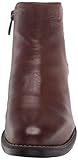 Franco Sarto Womens Marcus Flat Ankle Bootie Dark Brown Leather 9 M