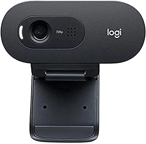 Logitech C505e HD Business Webcam - 720p HD External USB Camera for Desktop Or Laptop with Long-Range Microphone, Compatible with PC Or Mac - Grey