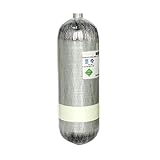 IORMAN 98Cu.Ft / 4500psi PCP Refill Tank DOT Certified Carbon Fiber Cylinder Compressed Air System (Air Tank with Side Gauge Valve)