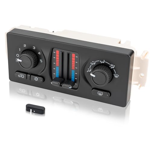 Autoverve Climate Control Module AC Heater HVAC Panel Fit for Chevy Silverado GMC Sierra 1500 2500 3500 Tahoe Suburban Avalanche Trailblazer Yukon XL Envoy Cadillac Escalade 599-210XD
