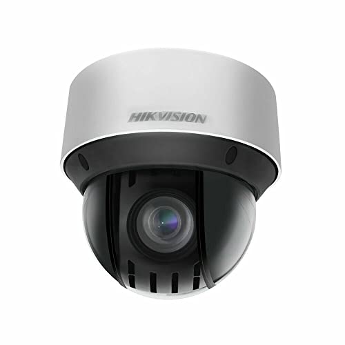 DS-2DE4A425IWG-E 4MP 4-inch Outdoor IP PTZ Network Speed Dome Camera with 25x Optical Zoom, 4.8~120 mm Lens, Audio&Alarm I/O, Manual Tracking, Auto-Tracking, 165ft Night Vision, H.265+, SD Card Slot