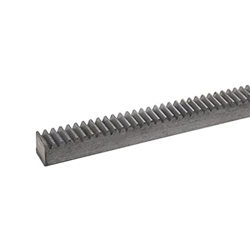 MKSIWSA Industry 1.5Mod High Precision Spur Gear Rack Steel 15x15 Length 500/1000/1500/2000mm Pinion CNC Straight Rack 1.5 Modulus (Color : 1000mm no machined)