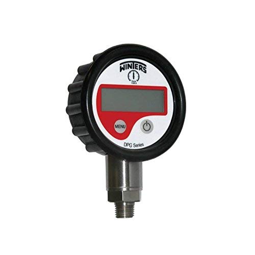Winters Digital Compound Gauge (Range: -14.50 to 362.59 PSI) (-1 to 25 Bar) for Chemical Industries, HVAC, Oil & Gases Model : Winter DPG Series by INSTRUKART