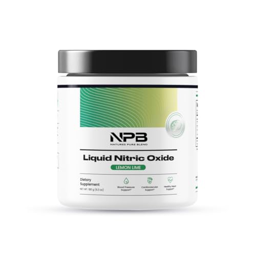 Nature's Pure Blend Liquid Nitric Oxide - Blood Pressure Support Drink - Blood Circulation - 5,000 MG - Nitric Oxide Supplement - Amino Acids -