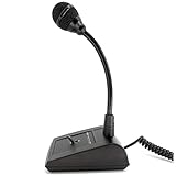 Pure Resonance Audio PTT1 Desktop Push to Talk Microphone