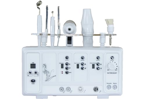Professional 5-in-1 Facial Machine, Multifunction Spa Equipment with High Frequency, and Galvanic Facial