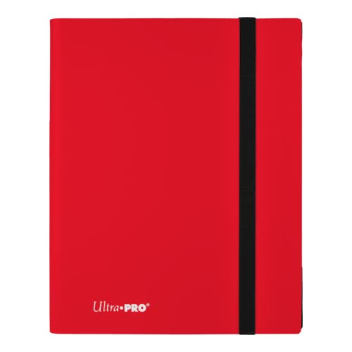 Ultra Pro E-15146 Eclipse 9-Pocket PRO-Binder-Apple Red
