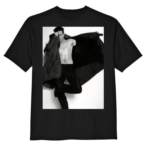 Tom Cruise - Men's Premium Crewneck T-Shirt – Lightweight, Soft Cotton, Perfect Everyday Fit PIAP #PDI48138, Black, X-Large