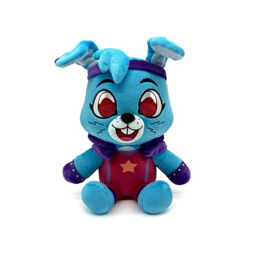 Youtooz FNAF Ruined Glam Rock Bonnie 9"" Inch Plush, Ruined Glam Rock Bonnie Plushie, Collectible Ruined Glam Rock Bonnie from Five Nights at Freddy's by Youtooz FNAF Plush Collection, Blue