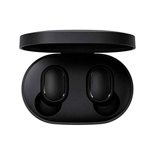 Xiaomi Mi True Wireless Basic S Bluetooth 5.0 Headphones Stereo Bass with Microphone AI Control Hands-free Headphones Black （Global Version） (Renewed)