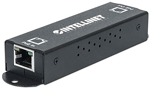 Intellinet 1-Port Indoor Gigabit PoE+ Extender Repeater – 25W Power Budget via Cat5e Cat6 RJ45 Ethernet Network Cables, Daisy-Chain – 3 Yr Mfg Warranty - 560962