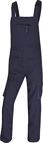 Panoply Men's Mach2 Work Bib and Brace Dungarees Europes Leading Workwear Medium Blue