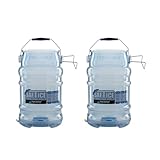 San Jamar Saf-T-Ice Ice Tote with Ice Machine Hanger for Bars, Restaurants, Kitchens, And Fast Food, Polycarbonate, 6 Gallons, Blue, (Pack of 2)